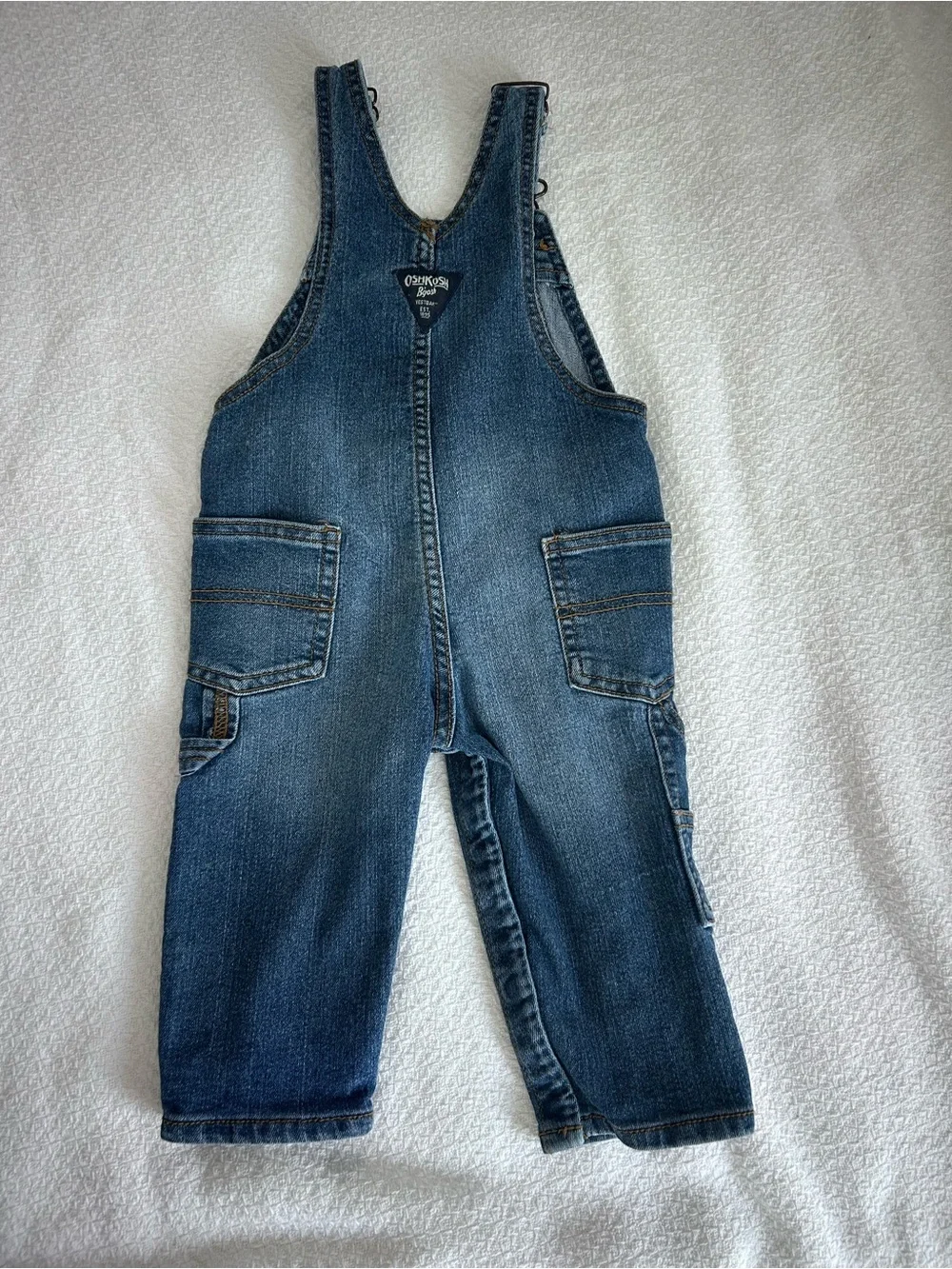 OshKosh B'gosh Dark Blue Denim Kids Overalls